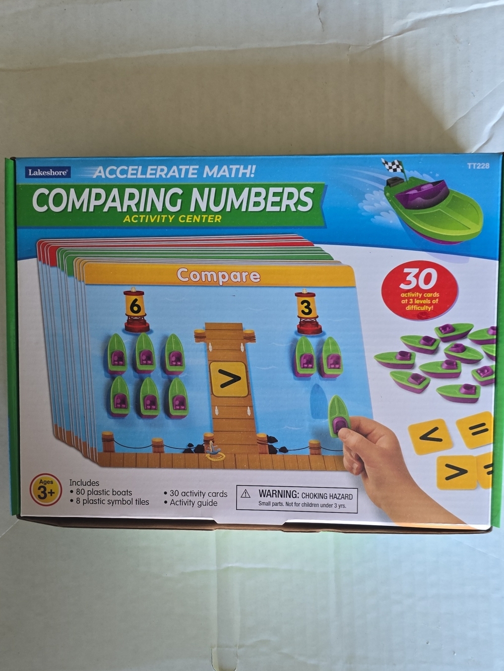 Lakeshore Comparing Numbers Activity Center - Blue & Green